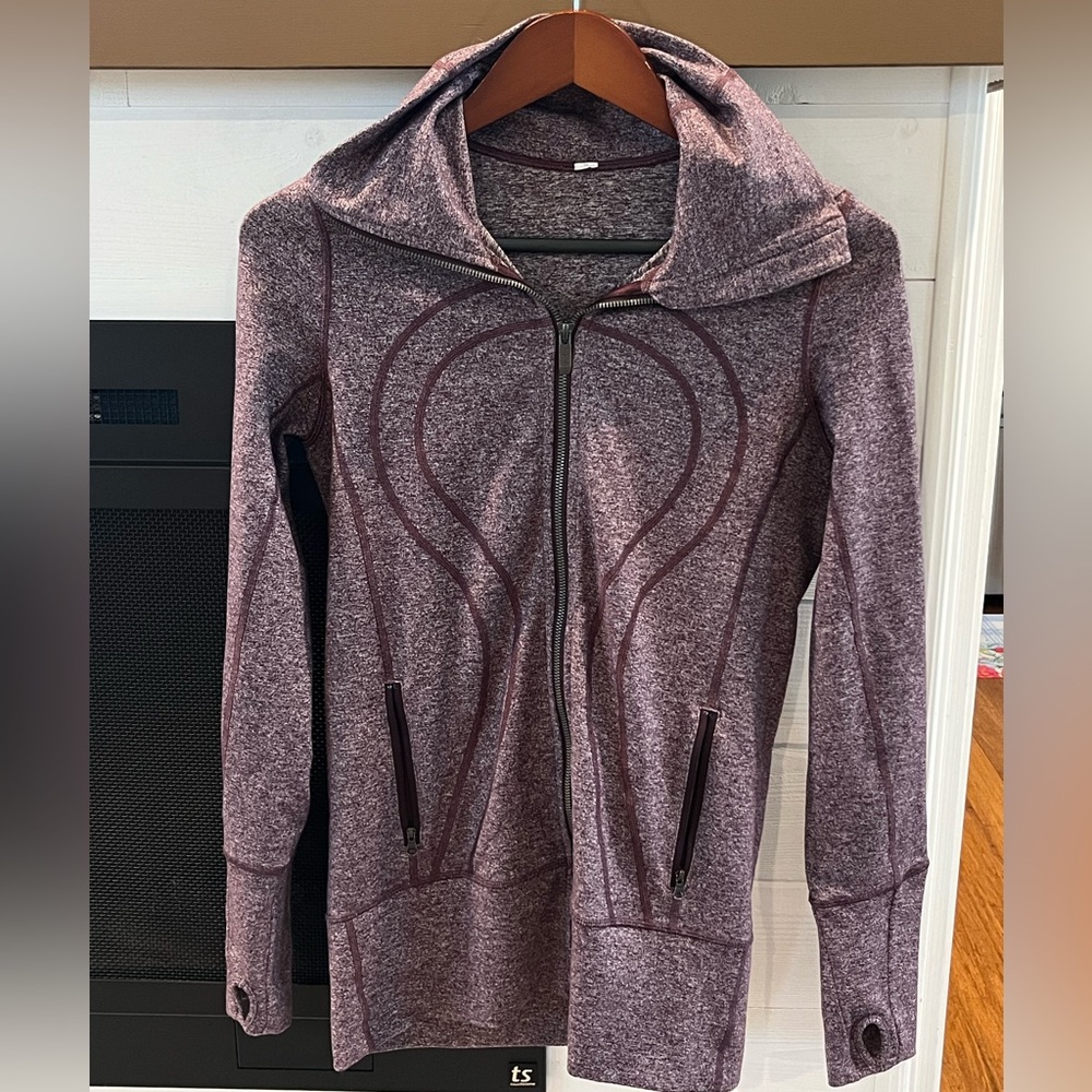 Lululemon Full Zip Hooded jacket purple size 6. 1310 - Picture 1 of 4